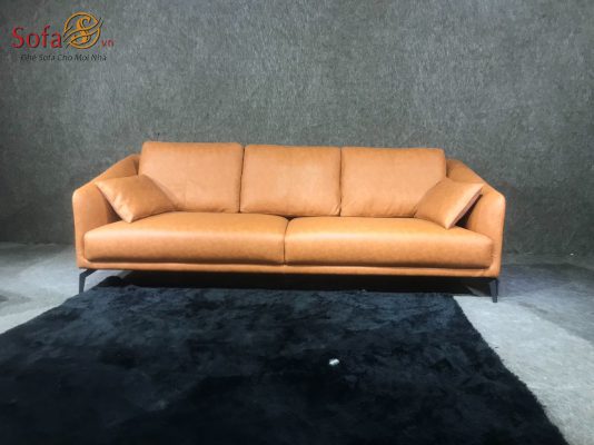 Hình ảnh thực tế sofa da SF5 tại sofas.vn