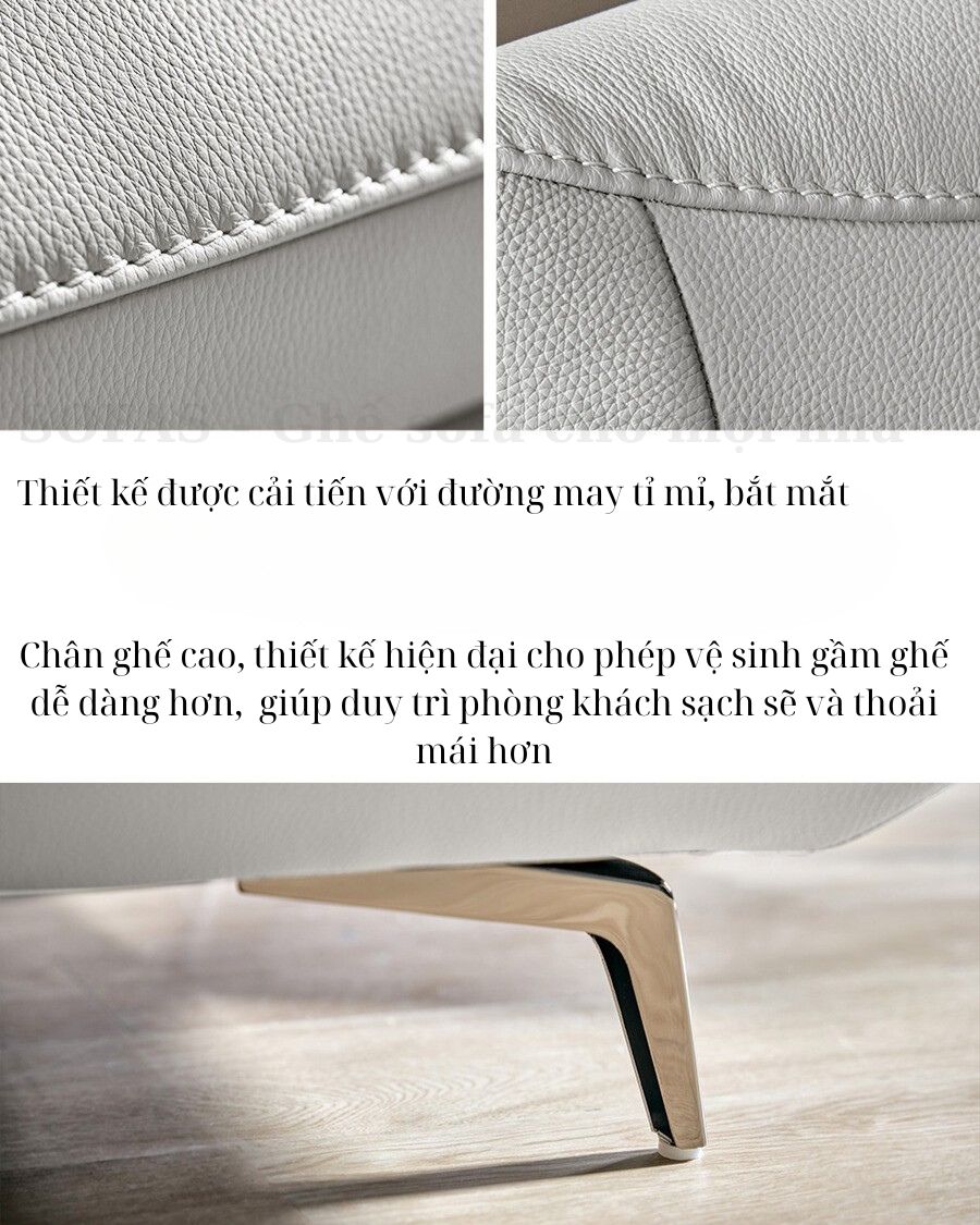 Sofa văng da đa năng Caputo
